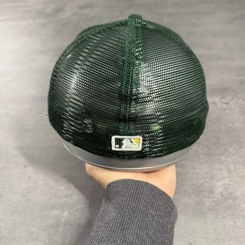 New Era‎ Oakland Athletics A's Hat 7 1/4 59Fifty Cap Mesh Green Floral Nature